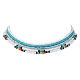 Glass Bead Necklaces for Women(NJEW-JN04673)-1