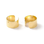 Brass Ear Cuff Findings, Lead Free and Cadmium Free, Golden, 9.5x10x6mm, Hole: 1mm(KK-1642-G)