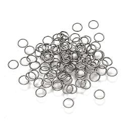 304 Stainless Steel Open Jump Rings, Ring, Stainless Steel Color, 24 Gauge, 4x0.5mm, about 3mm inner diameter, about 1160pcs/20g(X-STAS-D438-06)