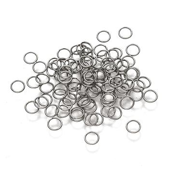 304 Stainless Steel Open Jump Rings, Ring, Stainless Steel Color, 24 Gauge, 4x0.5mm, about 3mm inner diameter, about 1160pcs/20g