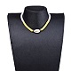 Handmade Polymer Clay Heishi Beads Braided Beaded Necklaces(NJEW-JN02724)-6