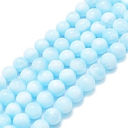 Natural Hemimorphite Beads Strands, Round, 6mm, Hole: 0.6mm, about 62~64pcs/strand, 14.96''~15.35''(38~39cm)(G-K245-A14-02)