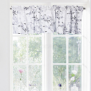 Polyester Curtain Purdah, for Home Wall Drapes Window Decoration, Rectangle, Leaf, 460x1320mm(AJEW-WH0506-003)