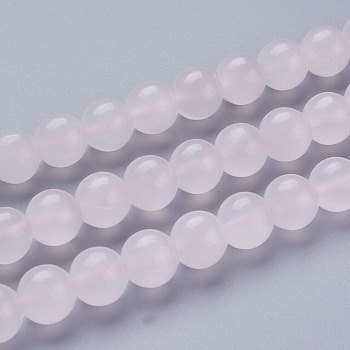 Natural Pink Calcite Beads Strands, Round, Grade A, 10.5mm, Hole: 1mm, about 38pcs/strand, 15.16 inch(38.5cm)