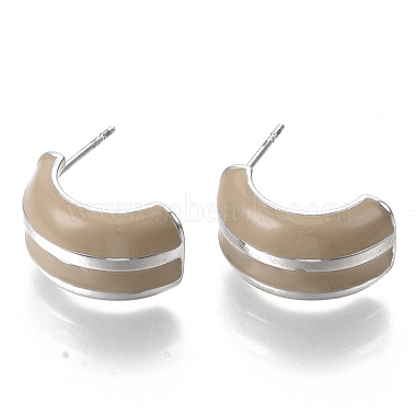 (Jewelry Parties Factory Sale)Alloy Enamel Stud Earring(EJEW-N012-01P)-2