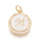 Brass Micro Pave Cubic Zirconia Pendants(ZIRC-L078-043M-NR)-1