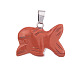 Natural Red Jasper Pendants(PW-WG170A9-06)-1