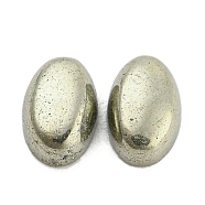 Natural Pyrite Cabochons, Oval, 6x4x2.5mm(G-G013-02F)