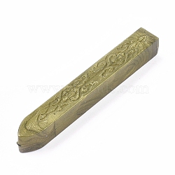 Sealing Wax Sticks Without Wicks, For Retro Vintage Wax Seal Stamp, Olive, 90x12x11.5mm(DIY-WH0151-10)