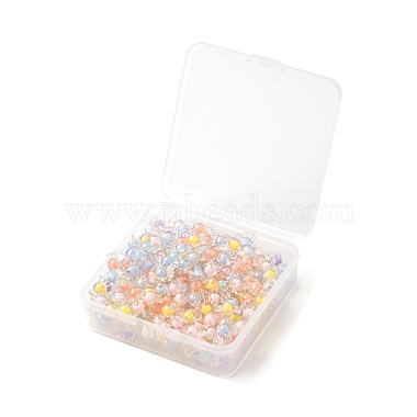 300Pcs 6 Colors Transparent Acrylic Beads(TACR-LS0001-06)-8