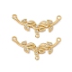 Brass Micro Pave Clear Cubic Zirconia Connector Charms(KK-E068-VC019)-2