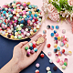 400Pcs 10 Colors Gradient Color Resin Imitation Pearl Beads(RESI-NB0002-02)-3