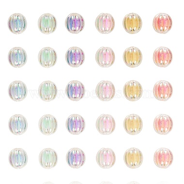 60pcs 6 couleurs perles acryliques transparentes(OACR-CJ0001-15)-3