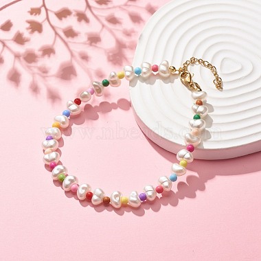 Bracelets et bracelets de cheville et colliers de perles en plastique abs et de perles acryliques(SJEW-JS01238)-6