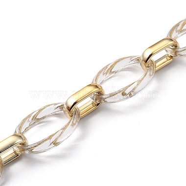 Handmade Metal Enlaced Plating Acrylic Cable Chains(AJEW-JB00743)-2