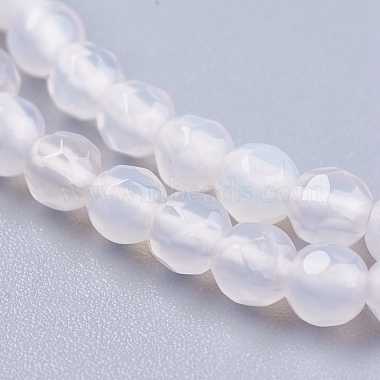 Chapelet de perles rondes en agate naturelle(G-L084-4mm-14)-3