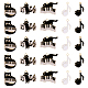 サニークルー 30 個 5 スタイルの音楽テーマのチャーム(ENAM-SC0003-88)-1