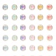 60pcs 6 couleurs perles acryliques transparentes(OACR-CJ0001-15)-3