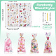 100Pcs Plastic Cookie Candy Packaging Bags(ABAG-TA0002-07B)-3