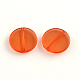 Flat Round Transparent Acrylic Beads(MACR-R546-26)-2