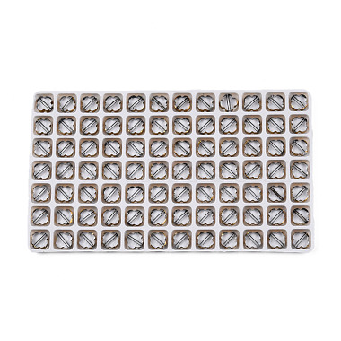 504 pièces de perles de verre galvanisées(EGLA-N006-069)-2