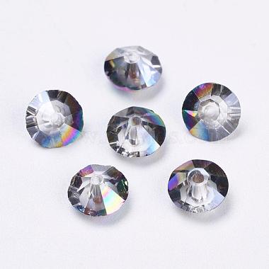 6mm Colorful Bicone Glass Beads