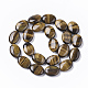 Chapelets de perles d'œil de tigre naturel(G-S359-003)-2