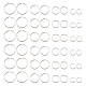 80Pcs 4 Size 925 Sterling Silver Open Jump Rings(STER-DC0001-02)-1