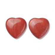 Natural Red Jasper Cabochons, Heart, 29~30x29~30x6~8mm(G-P021-08)