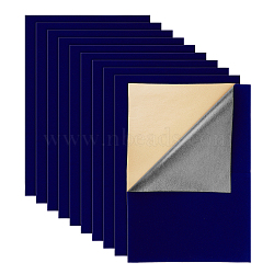 Jewelry Flocking Cloth, Self-adhesive Fabric, DarkSlate Blue, 40x28.9~29cm, 12sheets/set(TOOL-BC0001-75U)