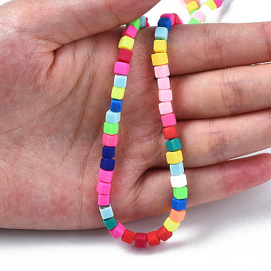 Handmade Polymer Clay Beads Strands(X-CLAY-N008-061-10)-7