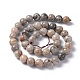 Natural Fossil Coral Beads Strands(G-G212-10mm-31)-2