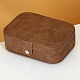 PU Leather with Lint Jewelry Storage Box(PW-WG37207-01)-1