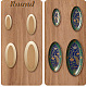 4Pcs 4 Styles MDF Pottery Clay Base Plate(TOOL-CN0001-14A)-4