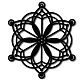 décorations pendantes en fer(HJEW-WH0013-029)-1