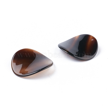 Perles en agate noire naturelles(X-G-F695-01)-2