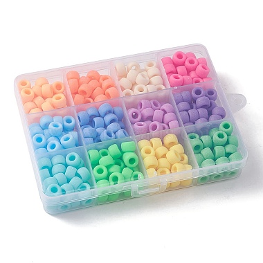 360Pcs 12 Colors Opaque Plastic Beads(KY-FS0001-14)-6