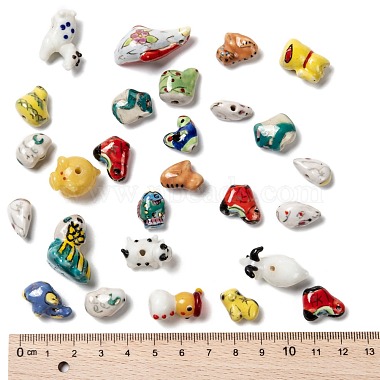 Mixed Animal Handmade Porcelain Beads(PORC-L027-03)-4