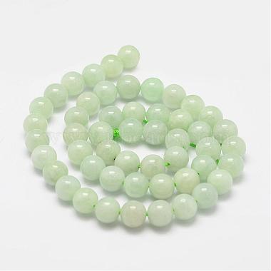 Natural Myanmar Jade/Burmese Jade Beads Strands(G-F306-13-8mm)-2