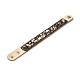 Faux Suede Snap Cord Bracelet(BJEW-F428-09)-1