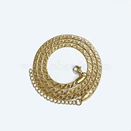 304 Stainless Steel Herringbone Chain Necklaces, Golden, 17.80 inch(45.2cm)(NJEW-P282-04G)