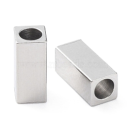 304 Stainless Steel Beads, Cuboid, Stainless Steel Color, 7x3x3mm, Hole: 2mm(STAS-P327-05A-P)