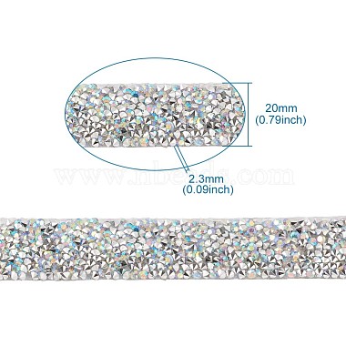 Glitter Resin Hotfix Rhinestone(Hot Melt Adhesive On The Back)(OCOR-TAC0004-C-01)-6