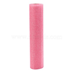 Linen Wrapping Paper, Flower Bouquet Wrapping Craft Paper, Wedding Party Decoration, Hot Pink, 480mm(DIY-H133-A01)