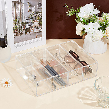 4-Tier Rectangle Acrylic Drawer Box(CON-WH0097-50)-4