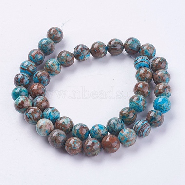 Natural Chrysocolla Beads strands(G-H1040-1)-2