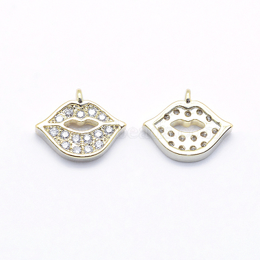 Long-Lasting Plated Brass Cubic Zirconia Charms(KK-K204-012G-NF)-3