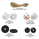 Kit de fabrication de décoration de pendentif bonhomme de neige de noël(DIY-YW0007-37)-3