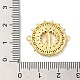 宗教的な真鍮のパヴェクリアキュービックジルコニアコネクタチャーム(FIND-Z041-13B)-3