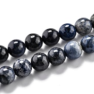 Natural Dumortierite Quartz Beads Strands, Round, 10.5mm, Hole: 1.2mm, about 39pcs/strand, 15.28''(38.8cm)(G-O199-07D)